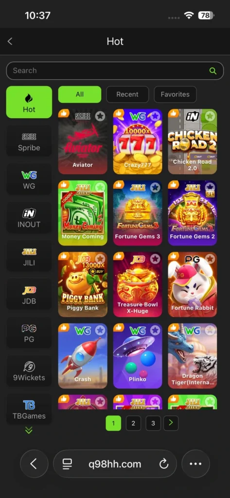 Q98 Game