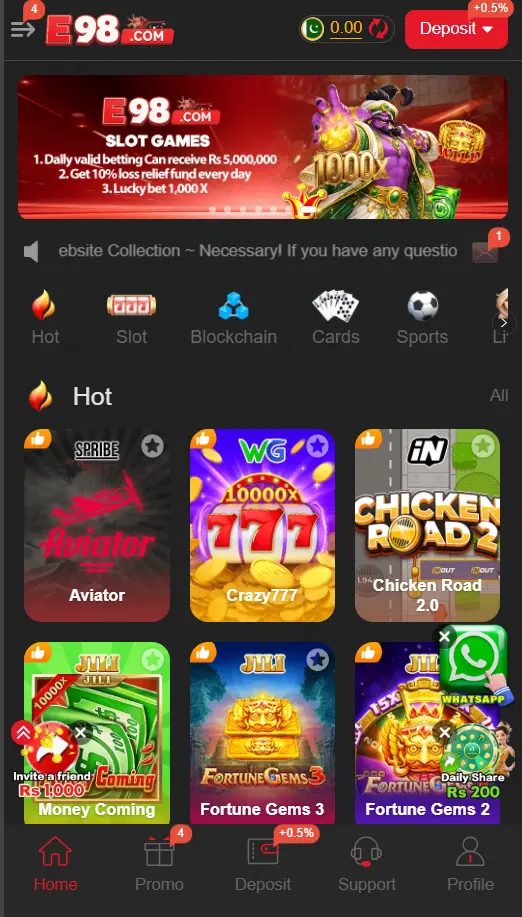 e98 Game APK