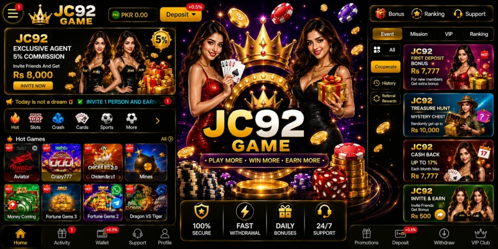 JC92 Game Home page