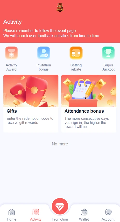 Activities Of Game