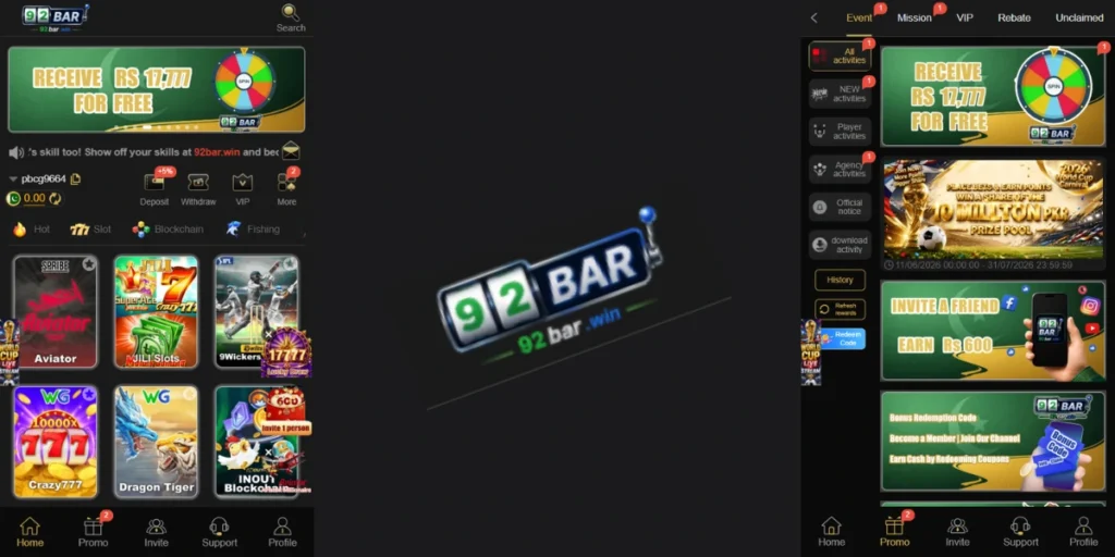 92Bar Win Game